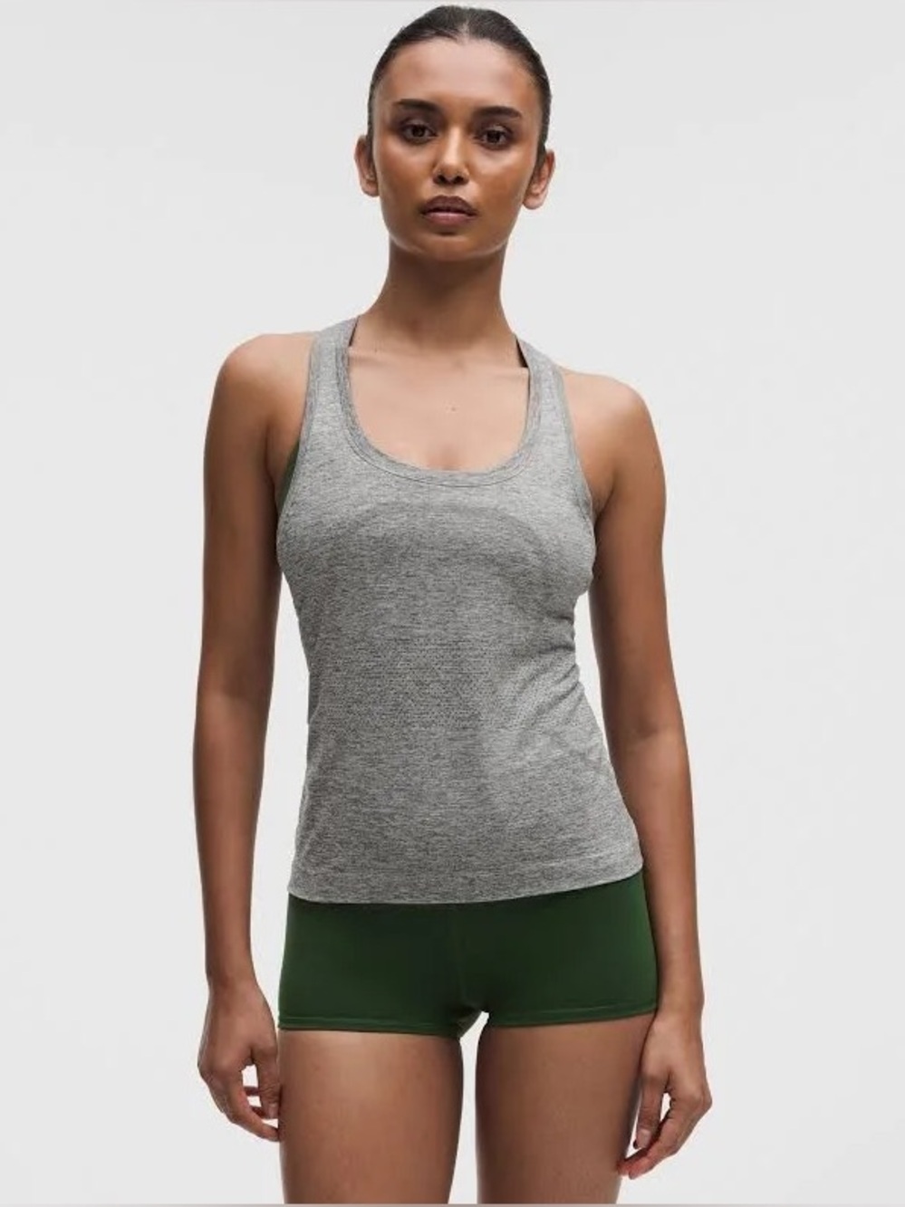 lululemon athletica Gray Racerback Tank